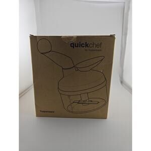 Quick Chef By Tupperware (Blue) New In Open Box, Fast Shipping!